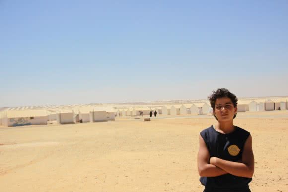 Majd* (15), from Jordan's Azraq camp.