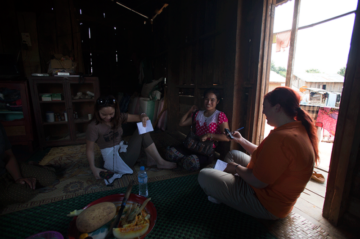 CARE Australia staffer Meagan Patroni saw firsthand the challenges faced by mothers in rural and remote communities when she visited Laos late last year. © CARE