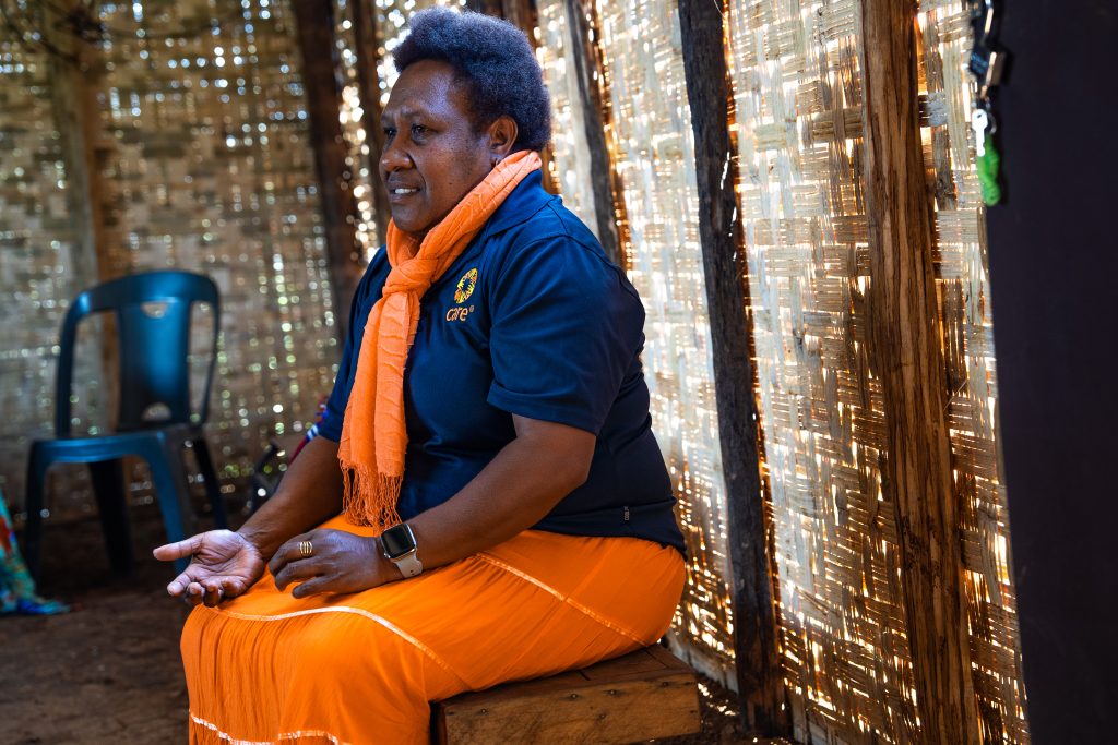 Sonia during a community visit.